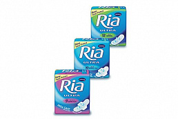 Прокладки RIA Ultra Normal Plus с крылышками 10 шт..