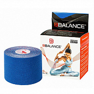 Кинезио тейп Bio Balance Tape Premium Quality 5см х 5м темно-синий.